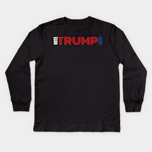 Vote Trump 2024 Kids Long Sleeve T-Shirt